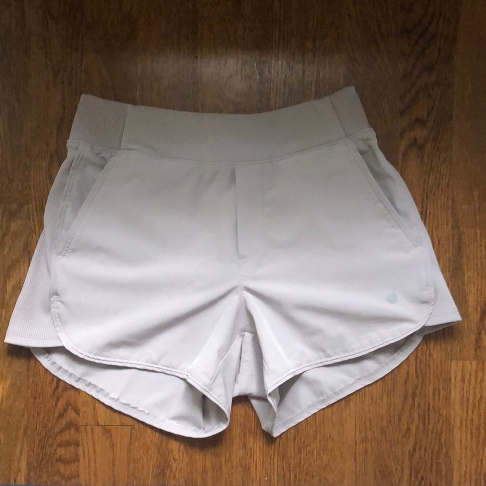 Dark gray/Light purple Workout Shorts